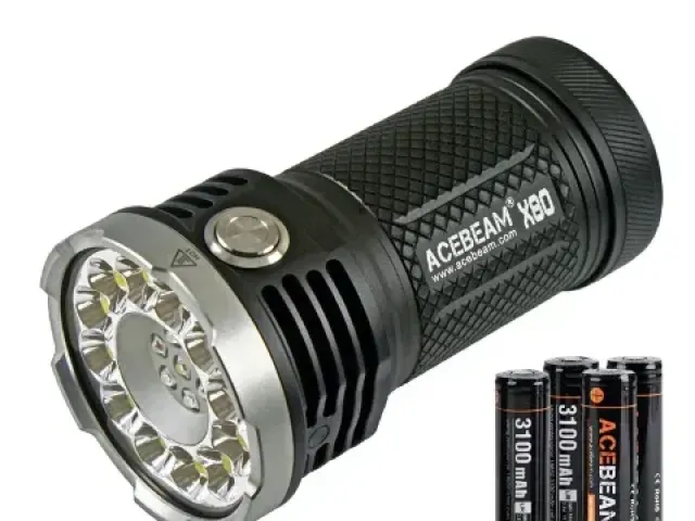 Acebeam X80 Flashlight Searchlight 25,000 lumens NEW SALE PRICE